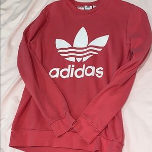 PINK ADIDAS SWEATSHIRT💘💗💓